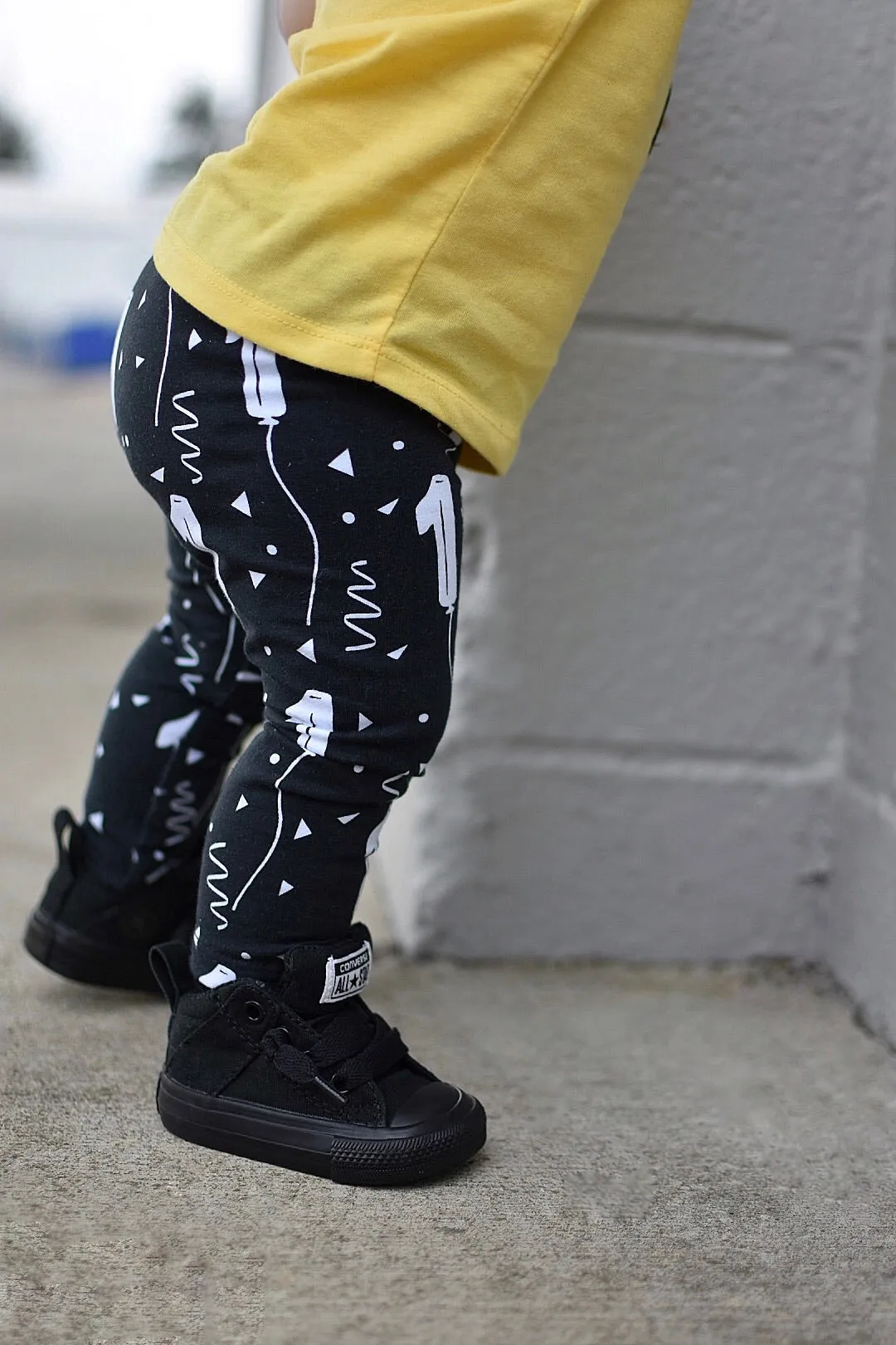 1 Balloon Birthday Leggings