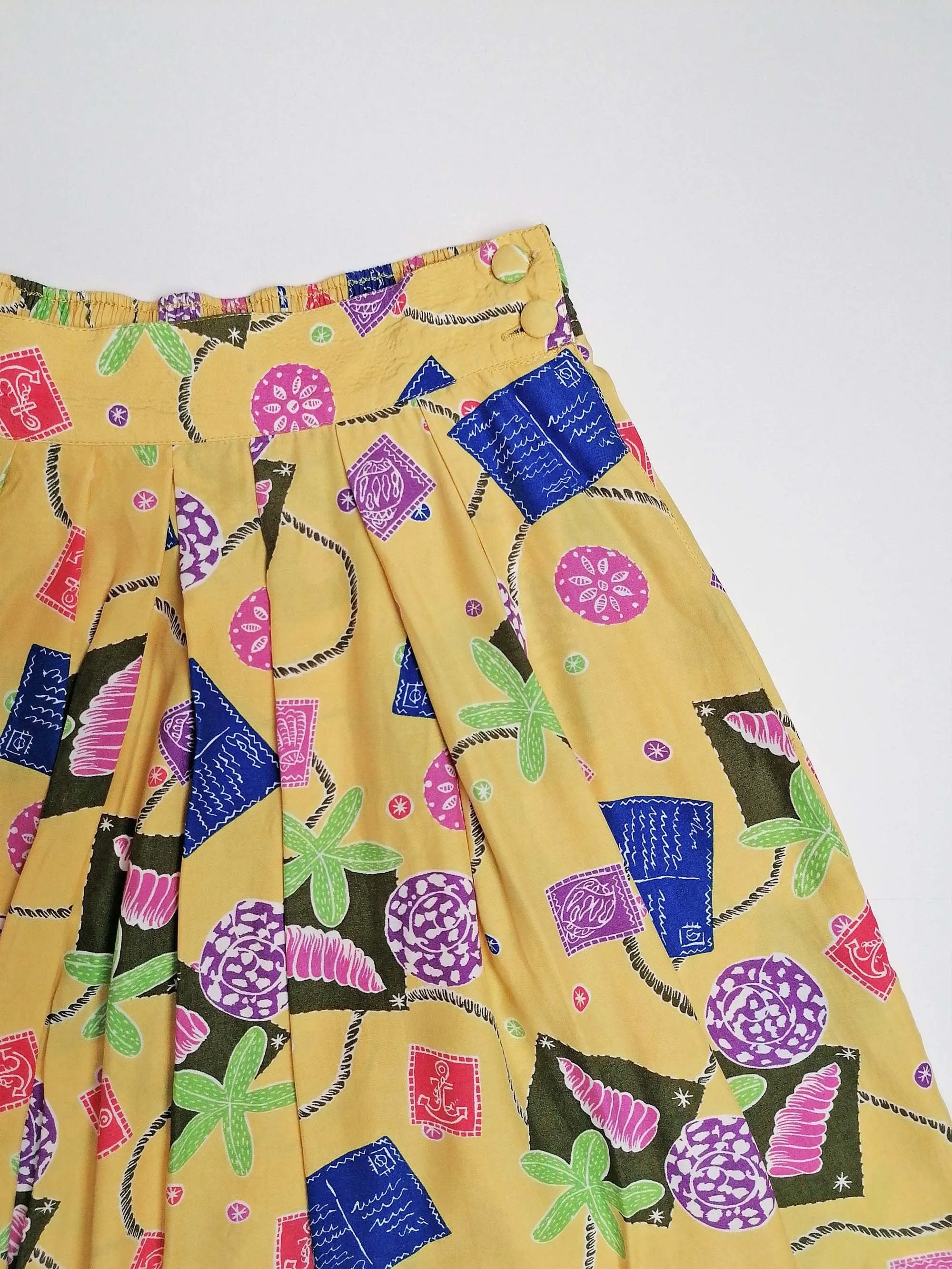 90's High Waist Retro Culottes ~ size M