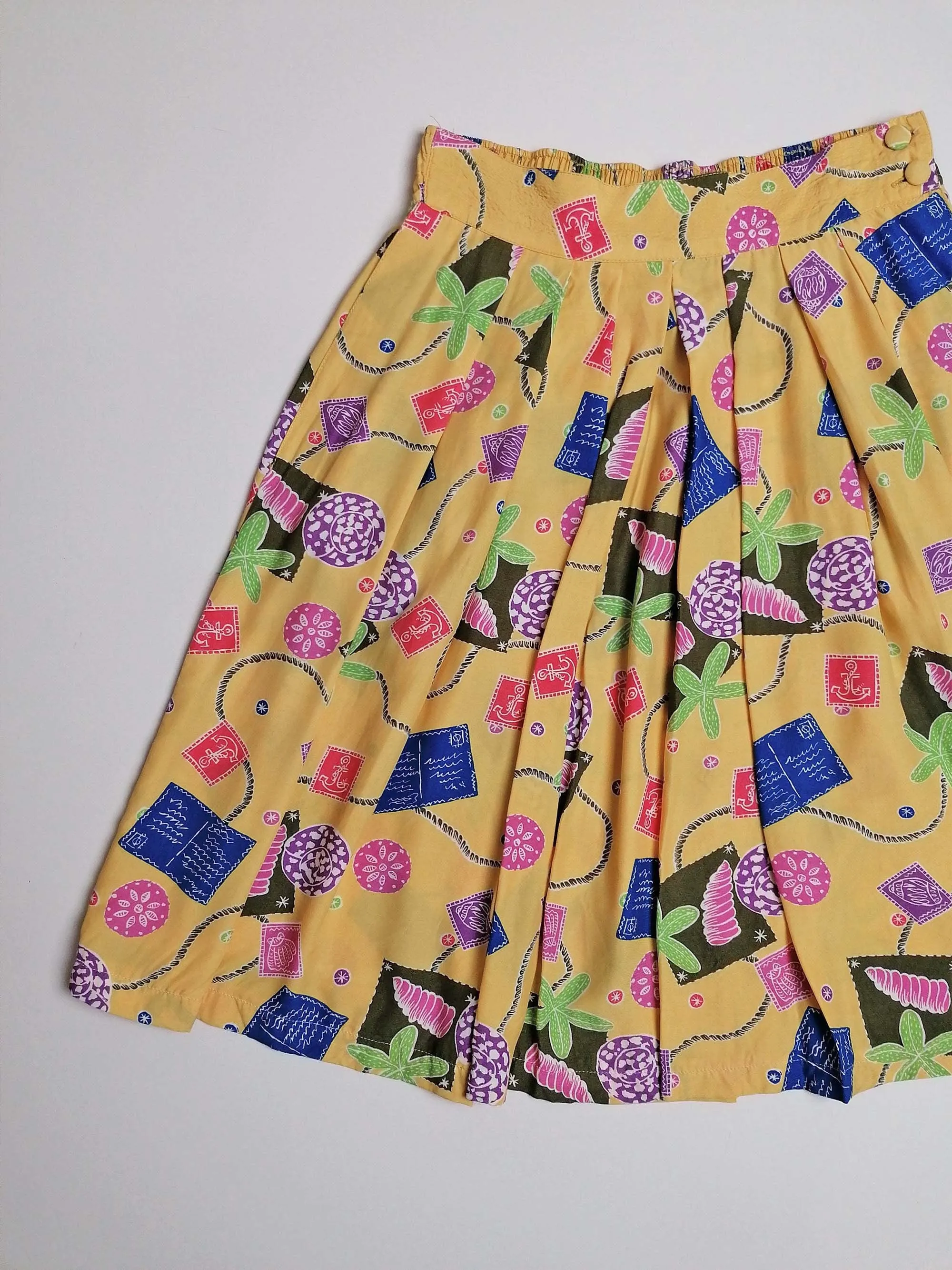 90's High Waist Retro Culottes ~ size M