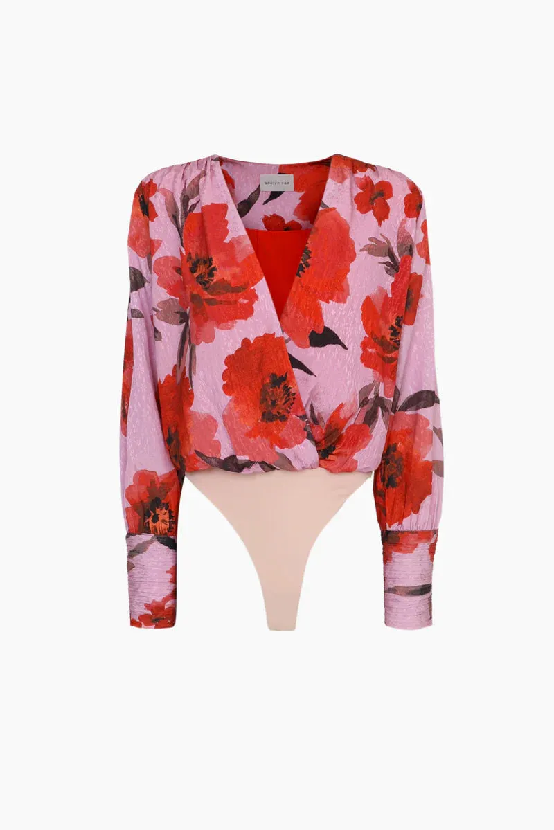 adelyn rae Sandi Printed Bodysuit