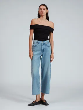 Andi High Rise Wide Leg Crop Jean - Cecilia