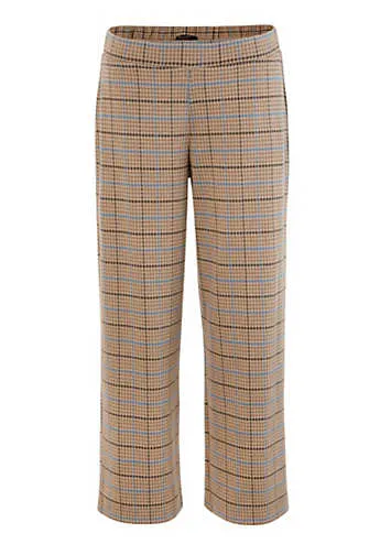 Aniston Check Print Culottes | Kaleidoscope