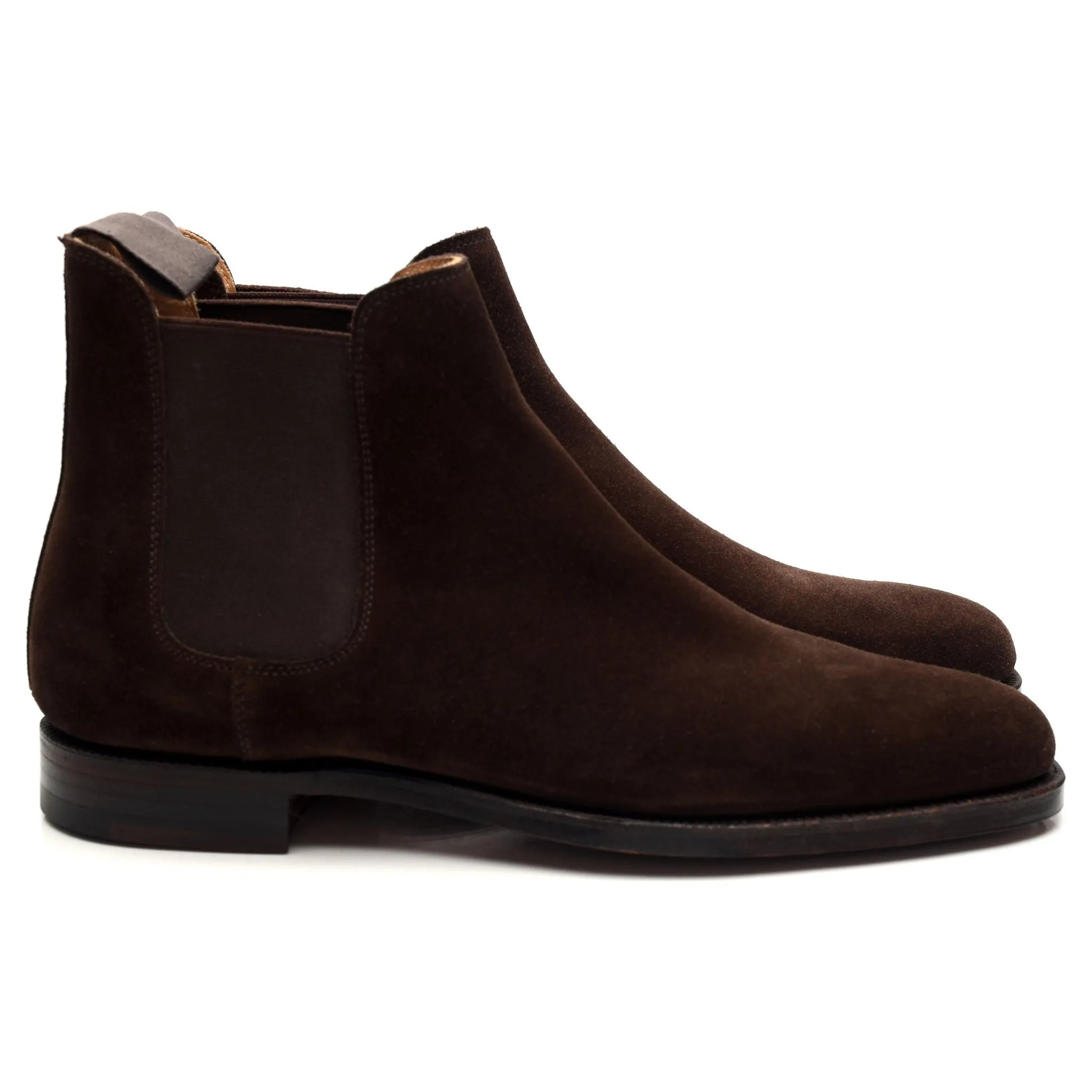 'Bingham' Dark Brown Suede Chelsea Boots UK 7.5 E