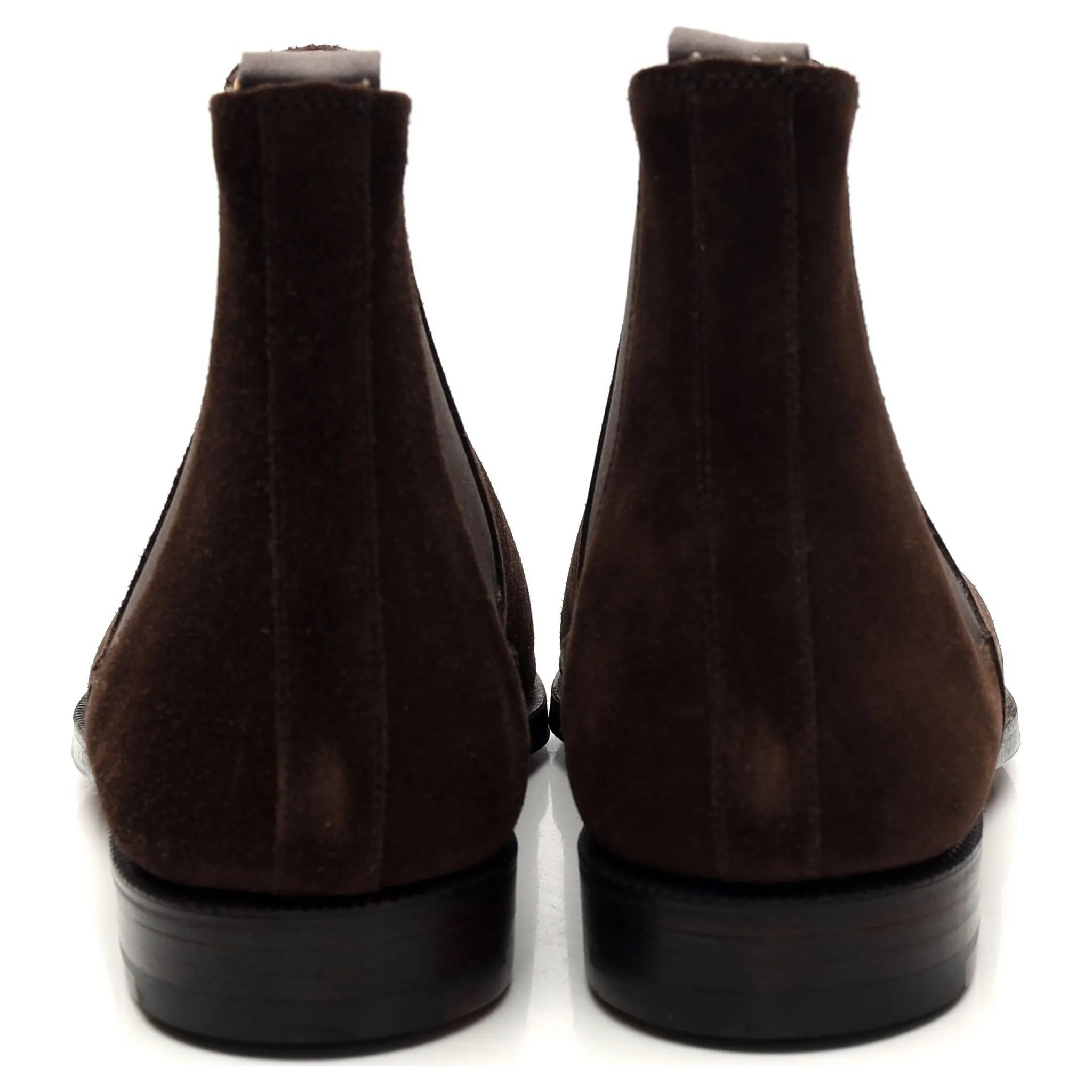 'Bingham' Dark Brown Suede Chelsea Boots UK 7.5 E