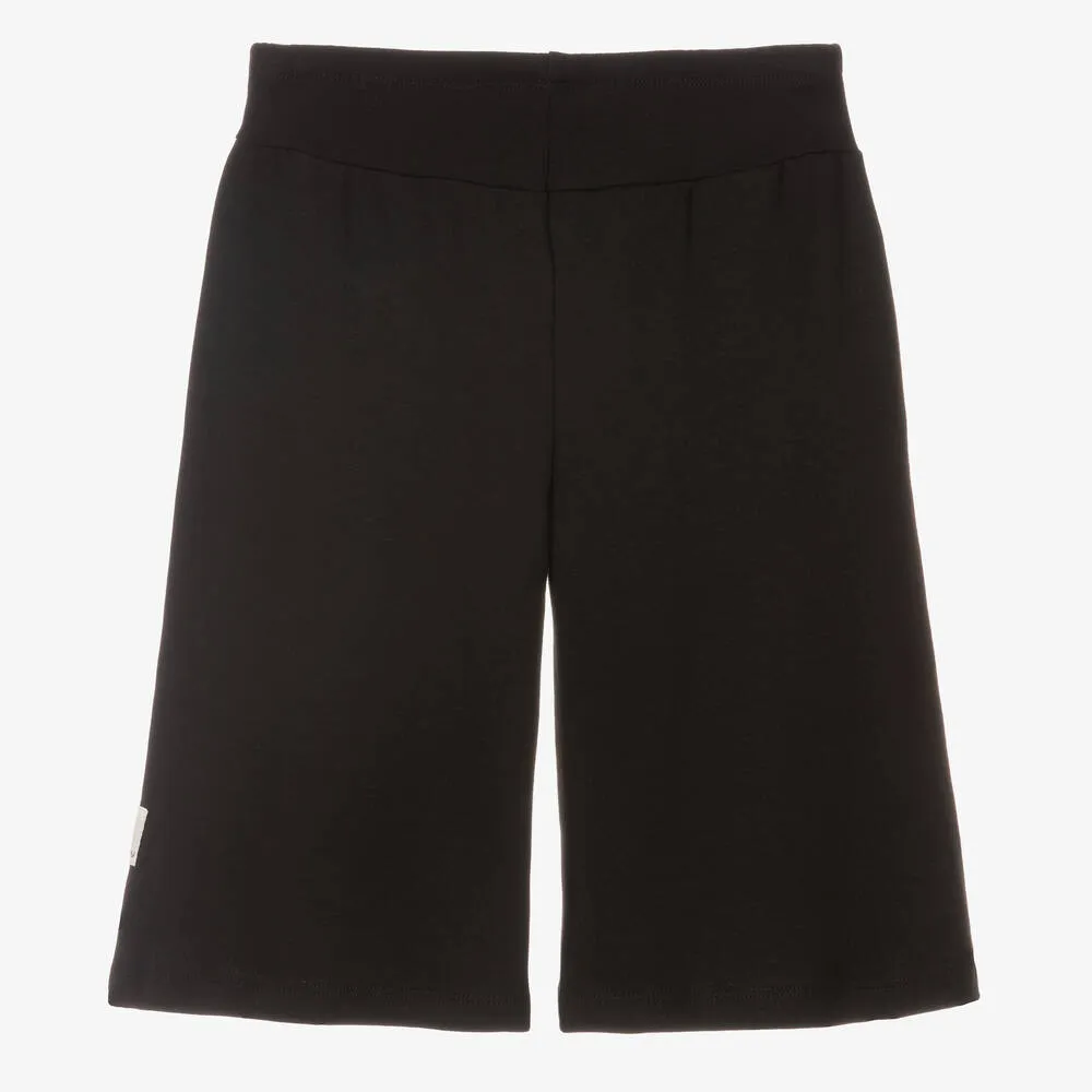 Black Organic Cotton Culottes