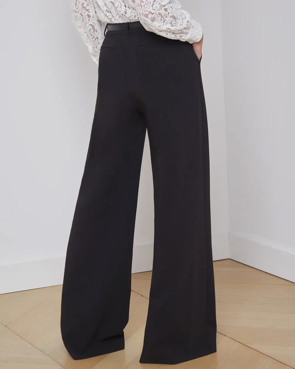 Black Pilar Wide Leg Pant