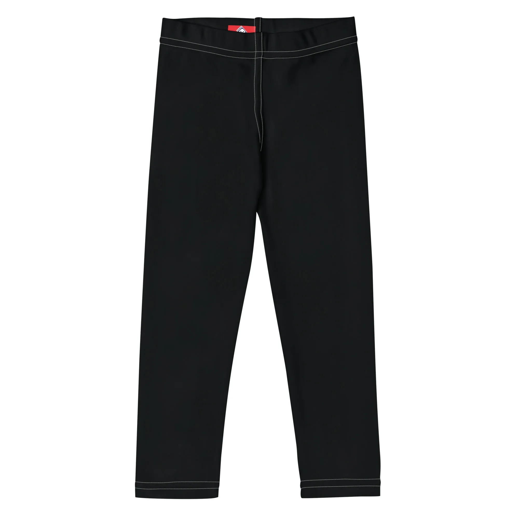 Bold Moves: Boys' Solid Color Athletic Leggings - Noir