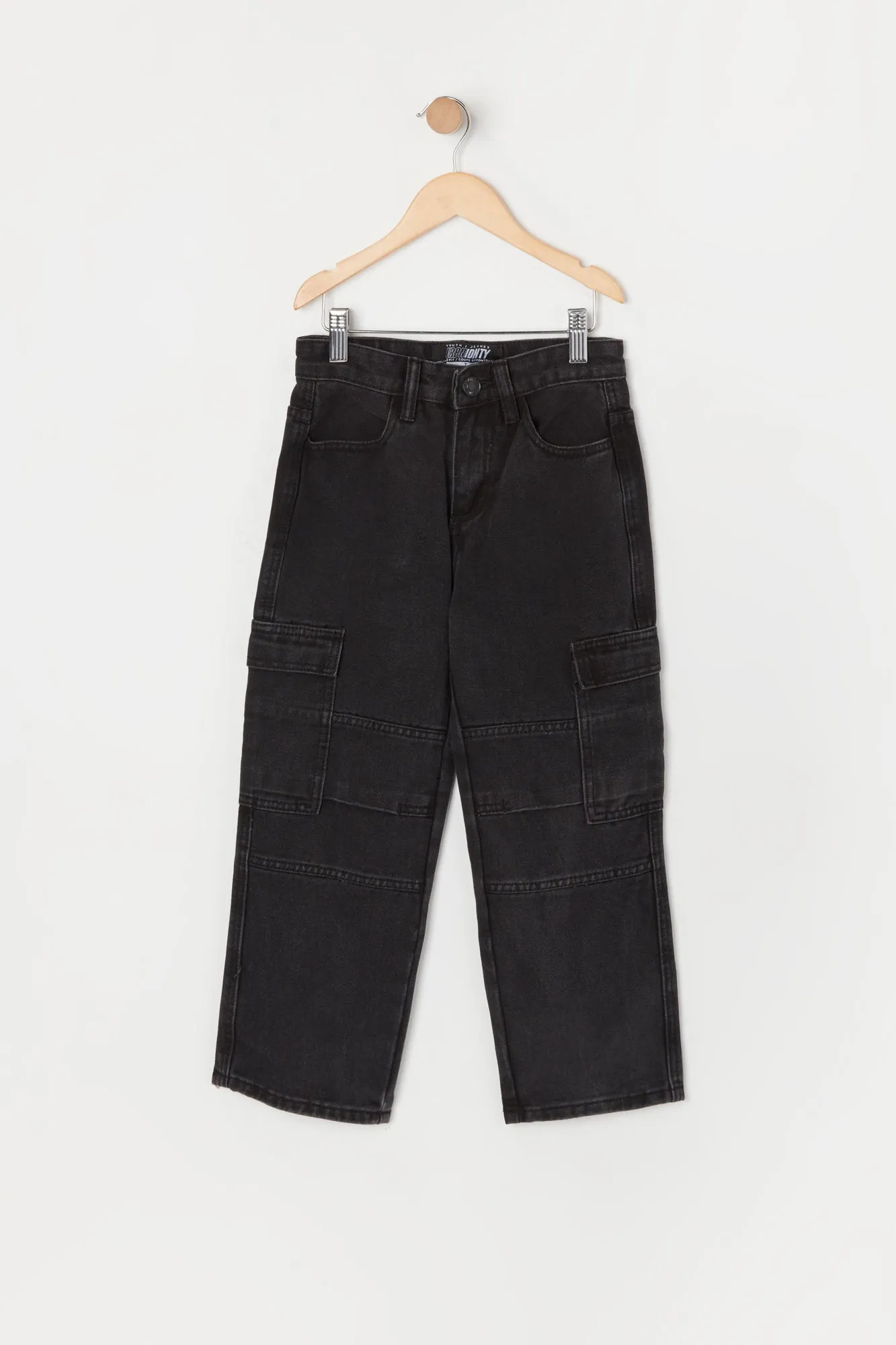 Boys Wide Leg Cargo Jean