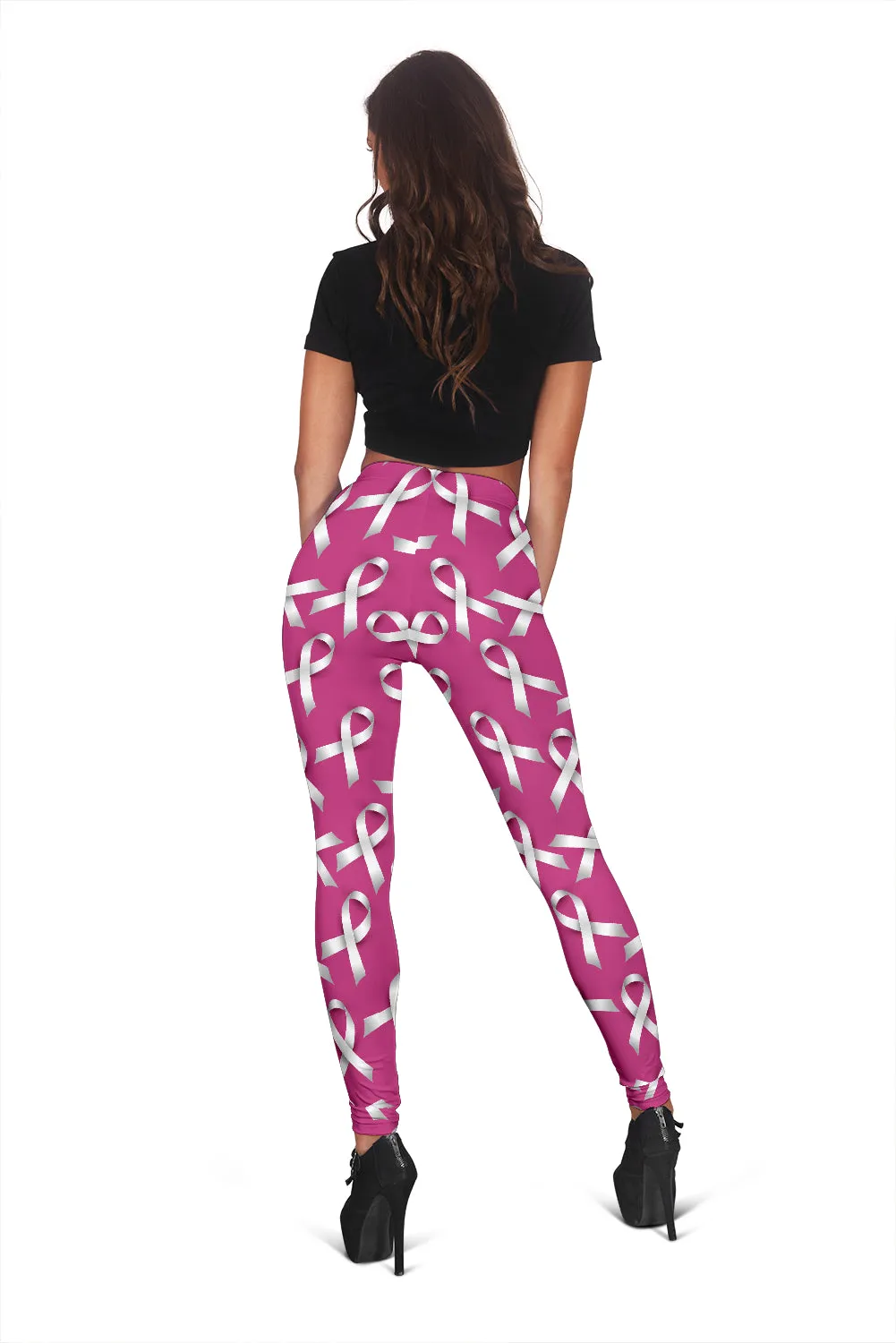 Breast Cancer Awareness Fashion Leggings