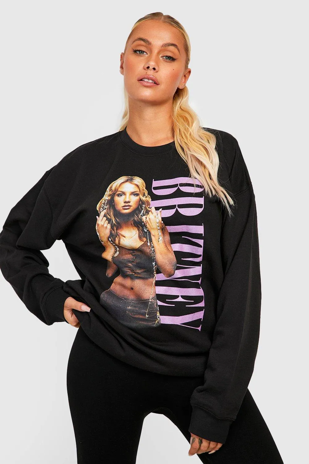 Britney License Oversized Sweater