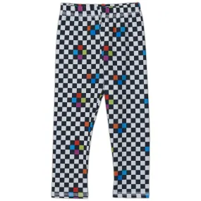 Checkerboard Hybrid Kids Leggings UPF 50+