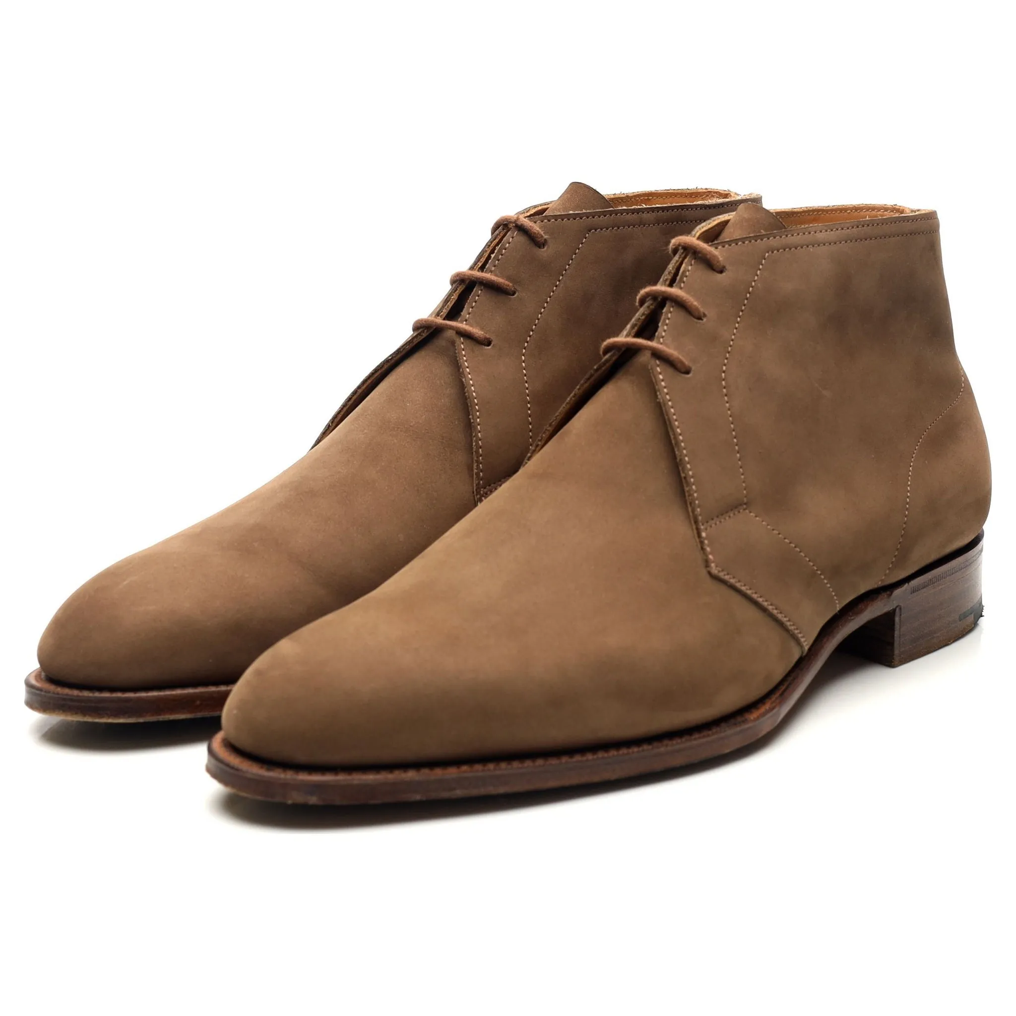 'Cherwell' Brown Nubuck Chukka Boots UK 6 F