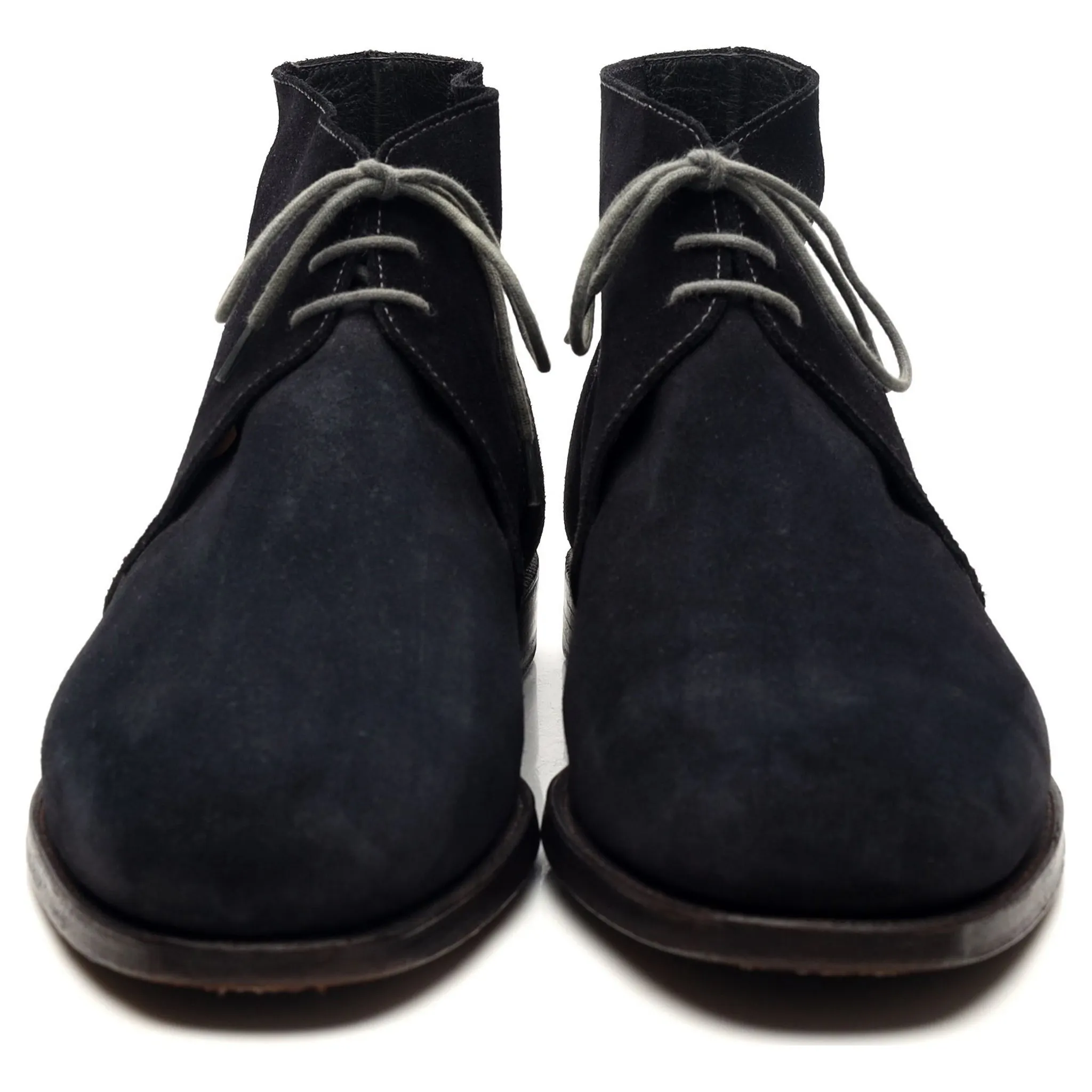 'Chukka' Navy Blue Suede Chukka Boots UK 11.5 E