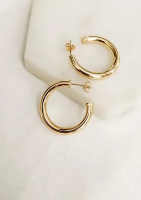 Chunky Gold Hoops by Layer the Love