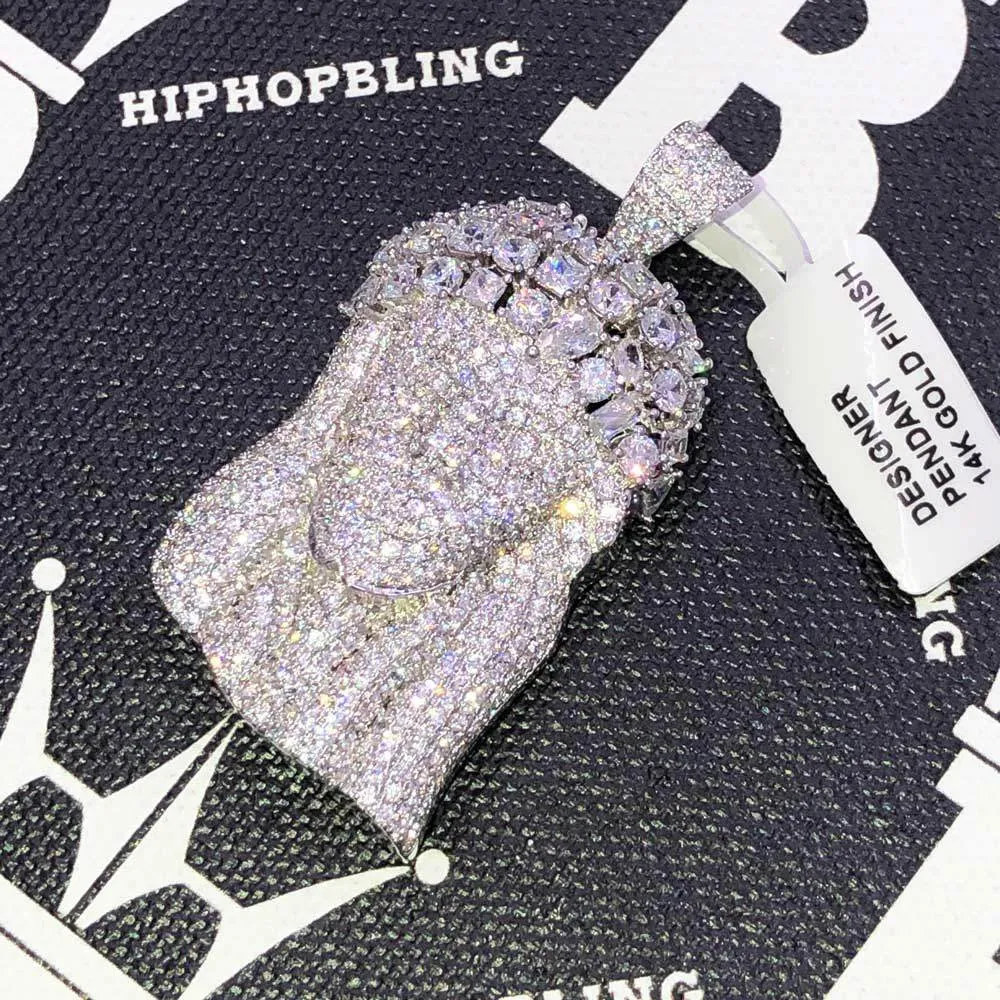 Chunky Pave Jesus Piece CZ Hip Hop Bling Bling Pendant