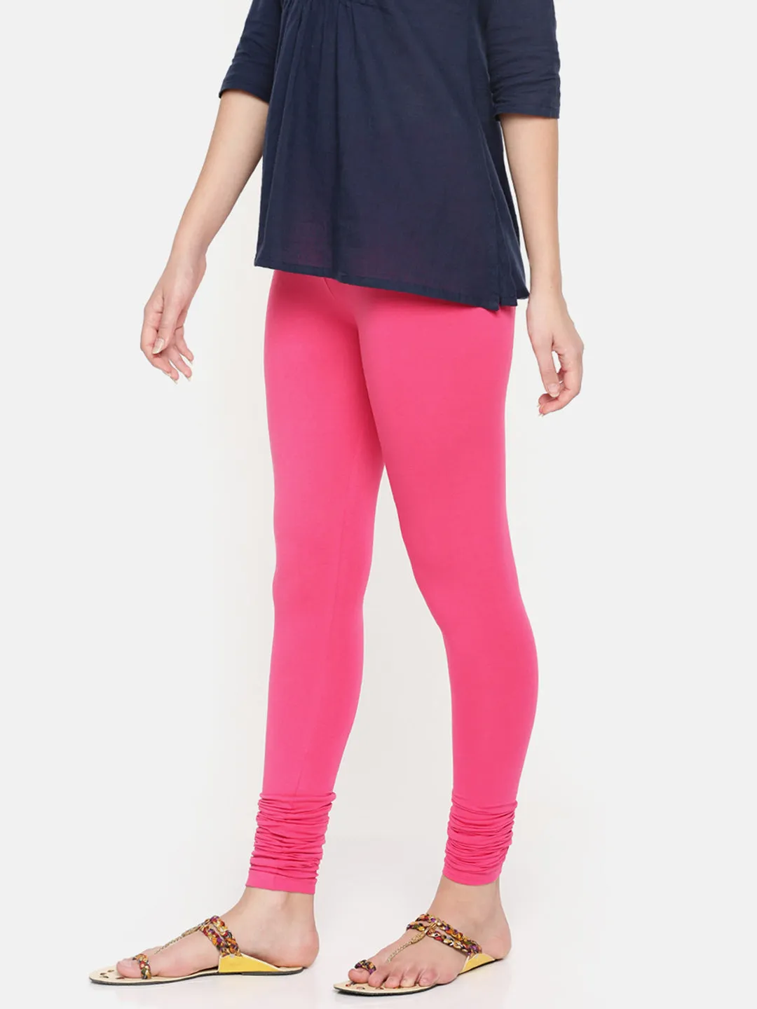 Churidar Leggings-Pink