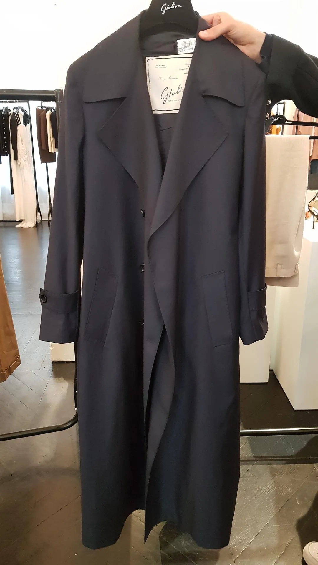 Coat navy blue