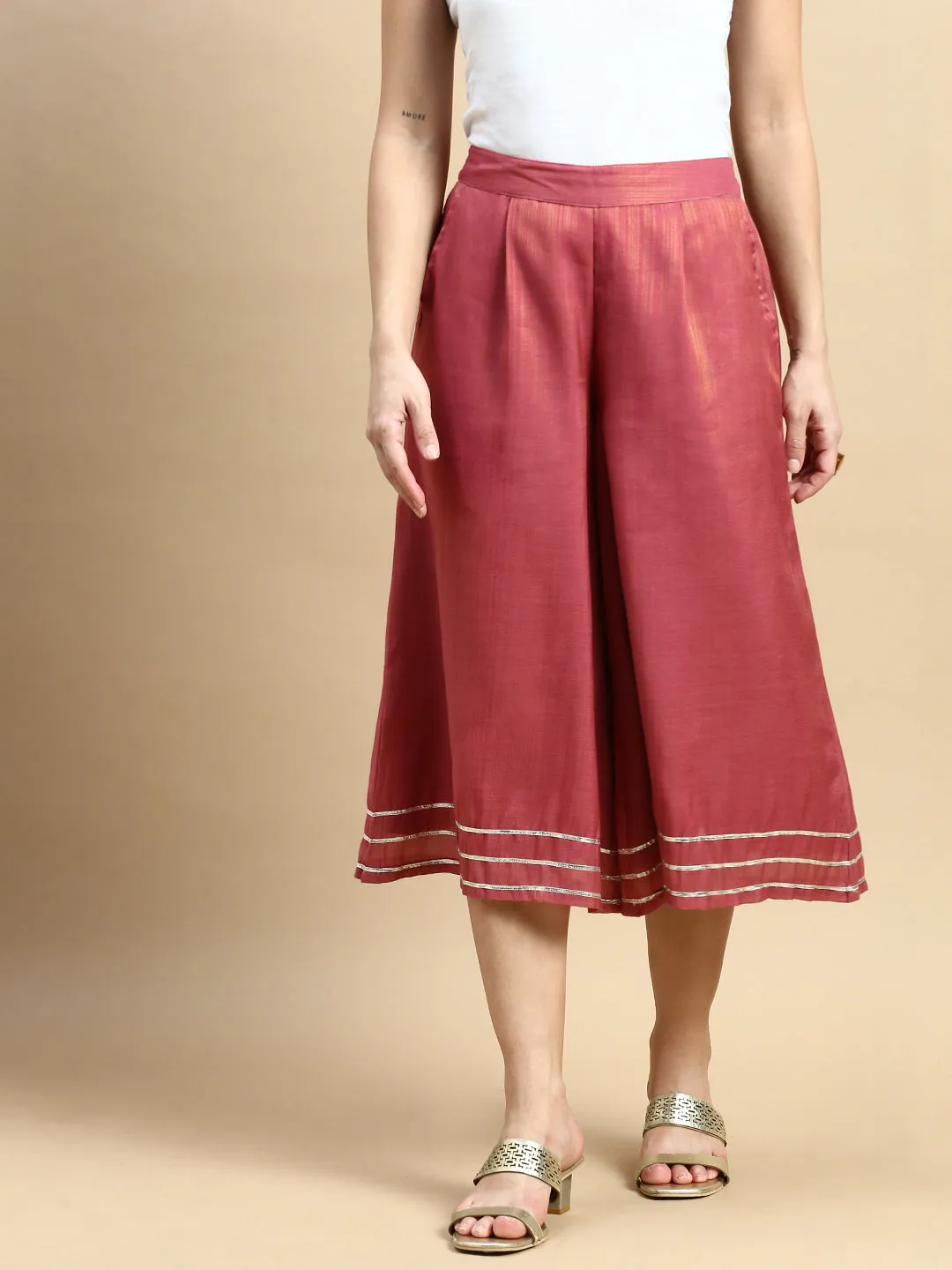 Culottes-Dark Pink