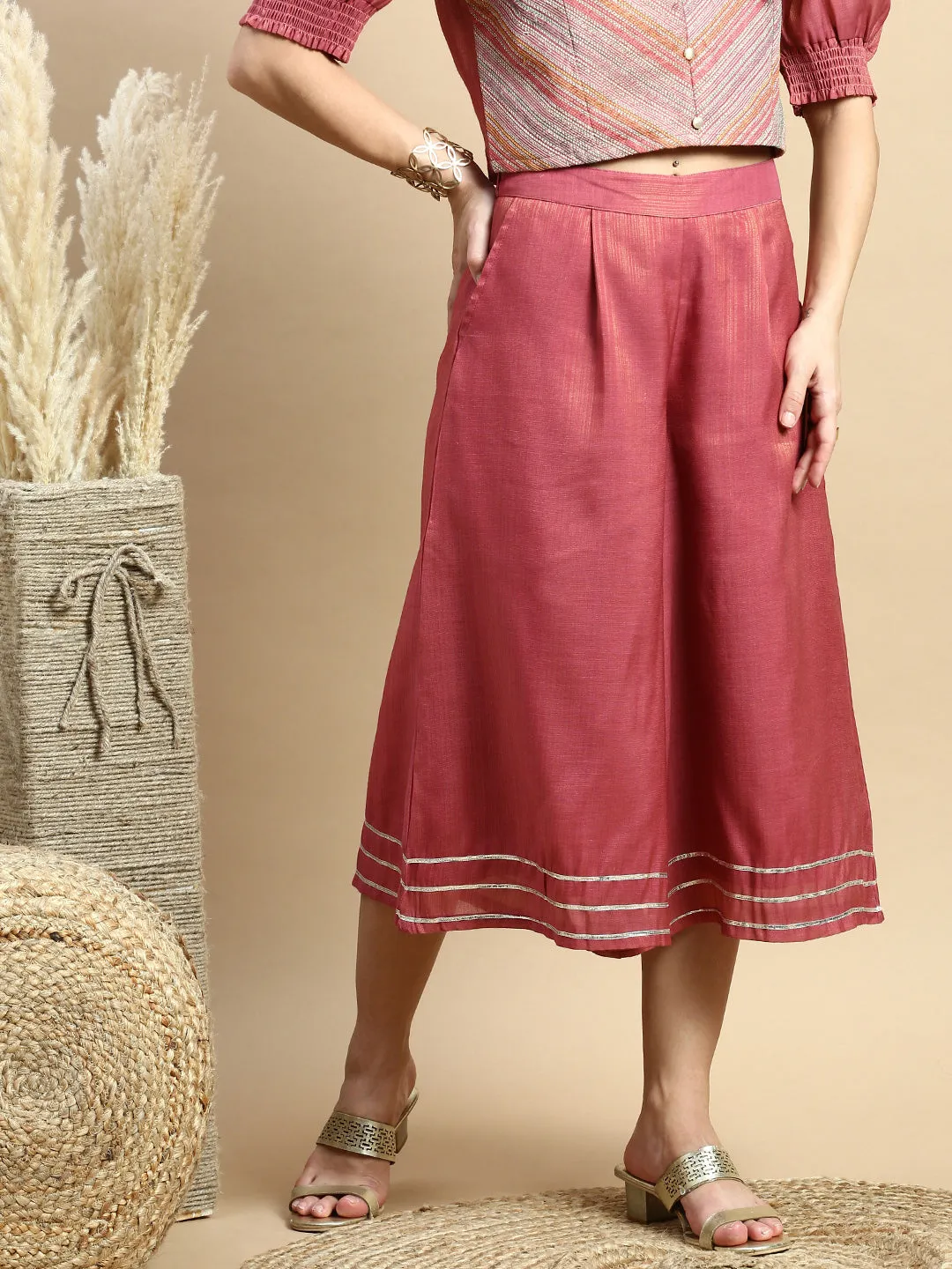 Culottes-Dark Pink