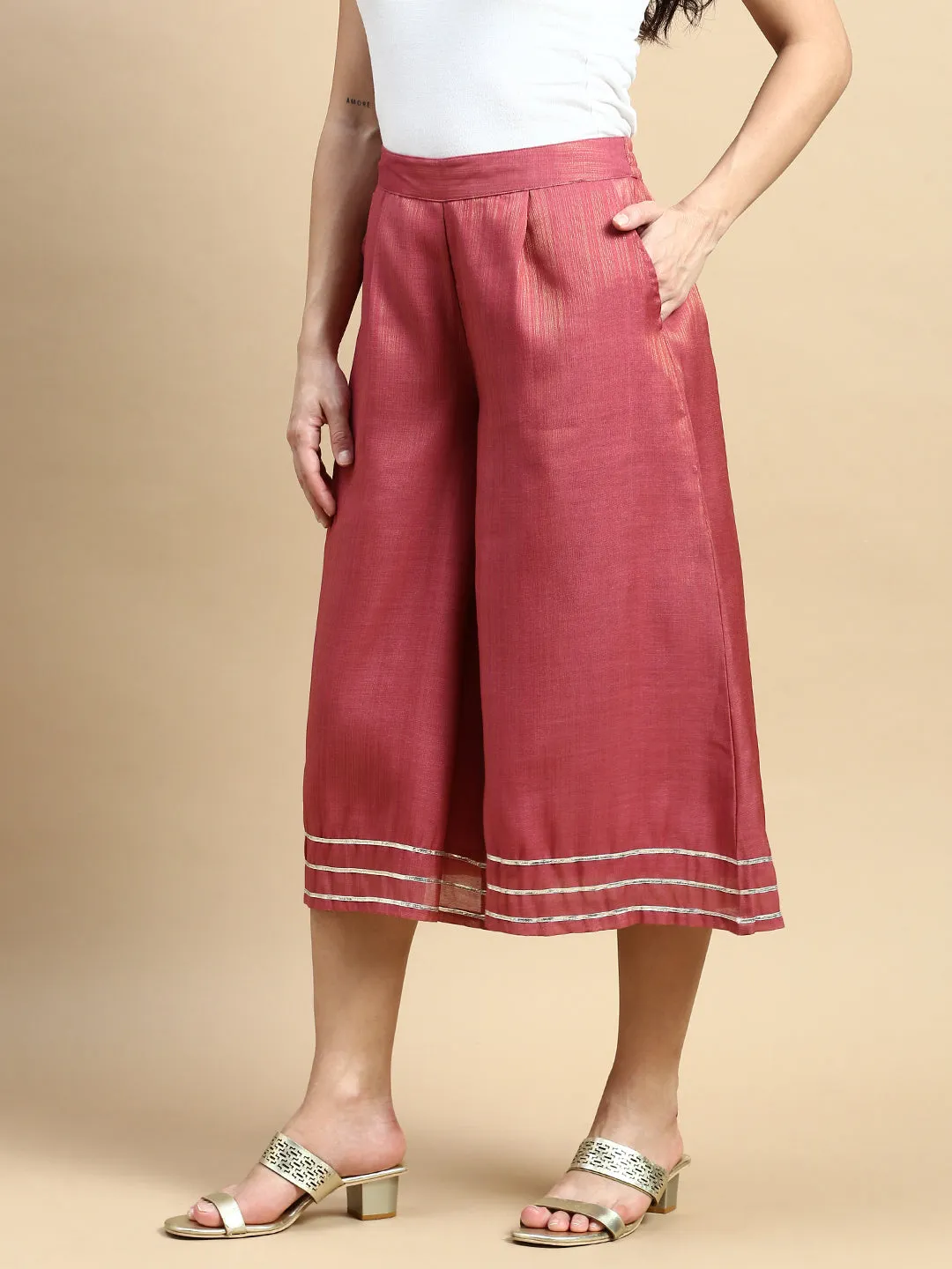 Culottes-Dark Pink