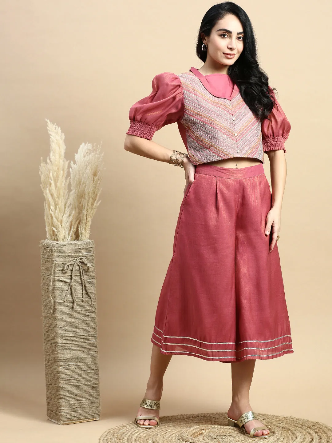 Culottes-Dark Pink