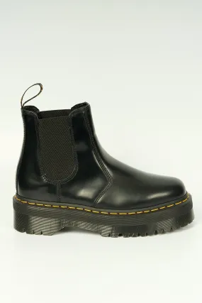 Dr. Martens Chelsea Platform Quad 2976 Nero Donna