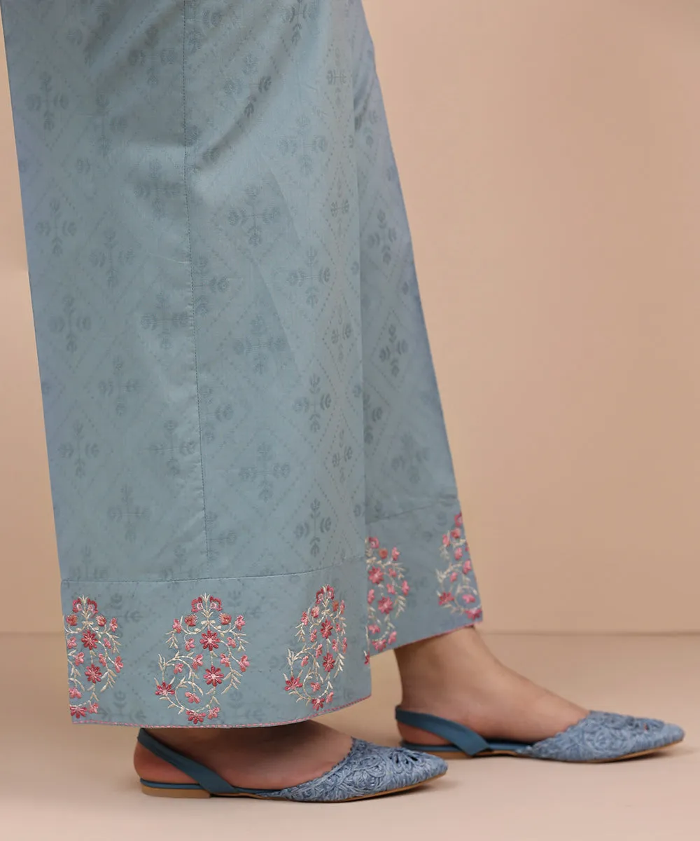 Embroidered Jacquard Culottes