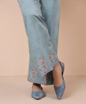 Embroidered Jacquard Culottes