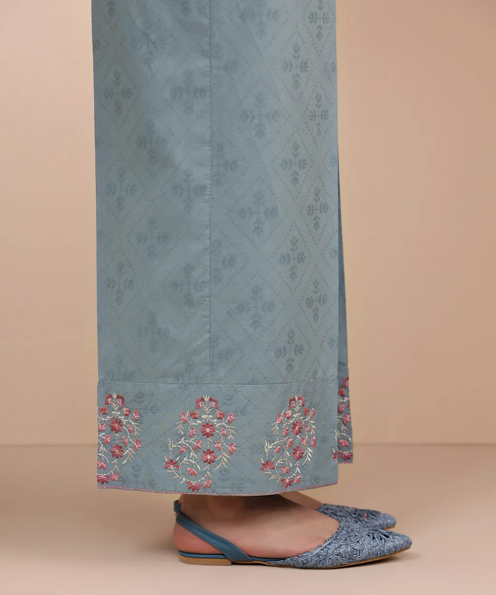 Embroidered Jacquard Culottes