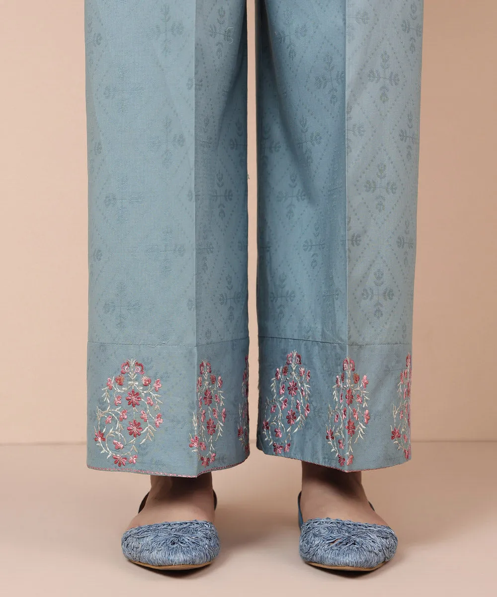 Embroidered Jacquard Culottes