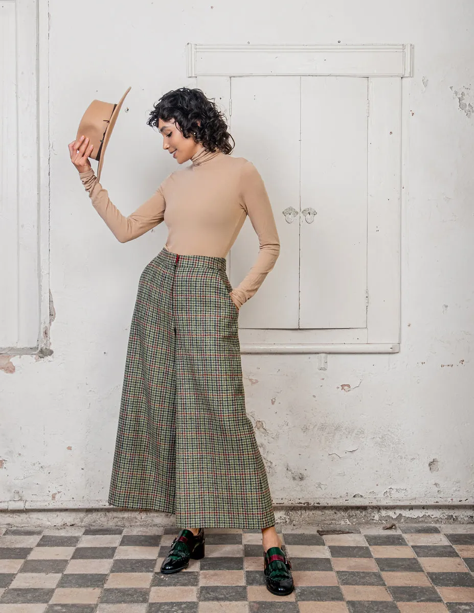 Enya Tweed Culottes - Hacking Check