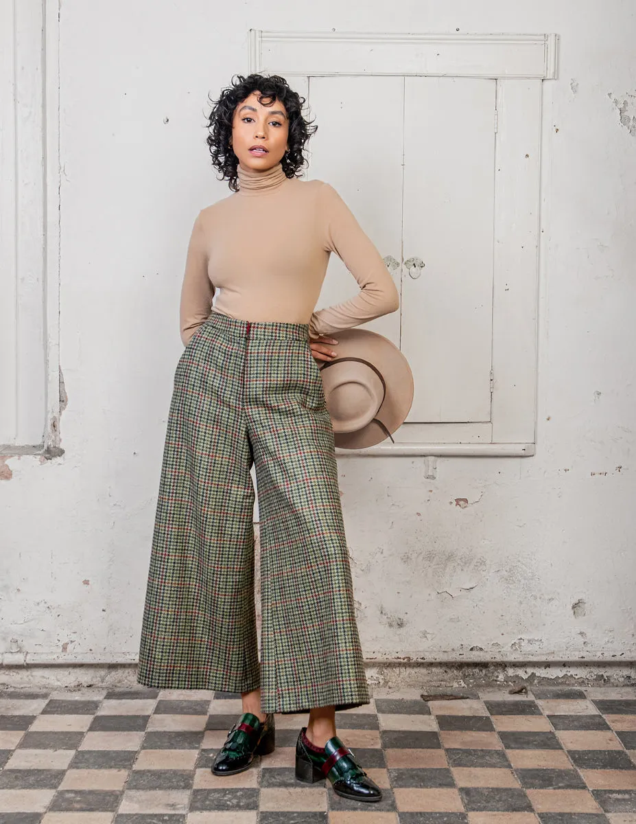 Enya Tweed Culottes - Hacking Check