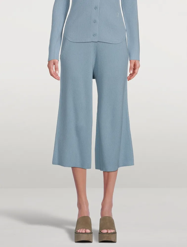 EQUIPMENT Ariela Ribbed Culottes