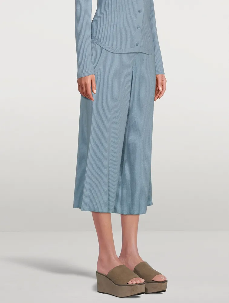 EQUIPMENT Ariela Ribbed Culottes