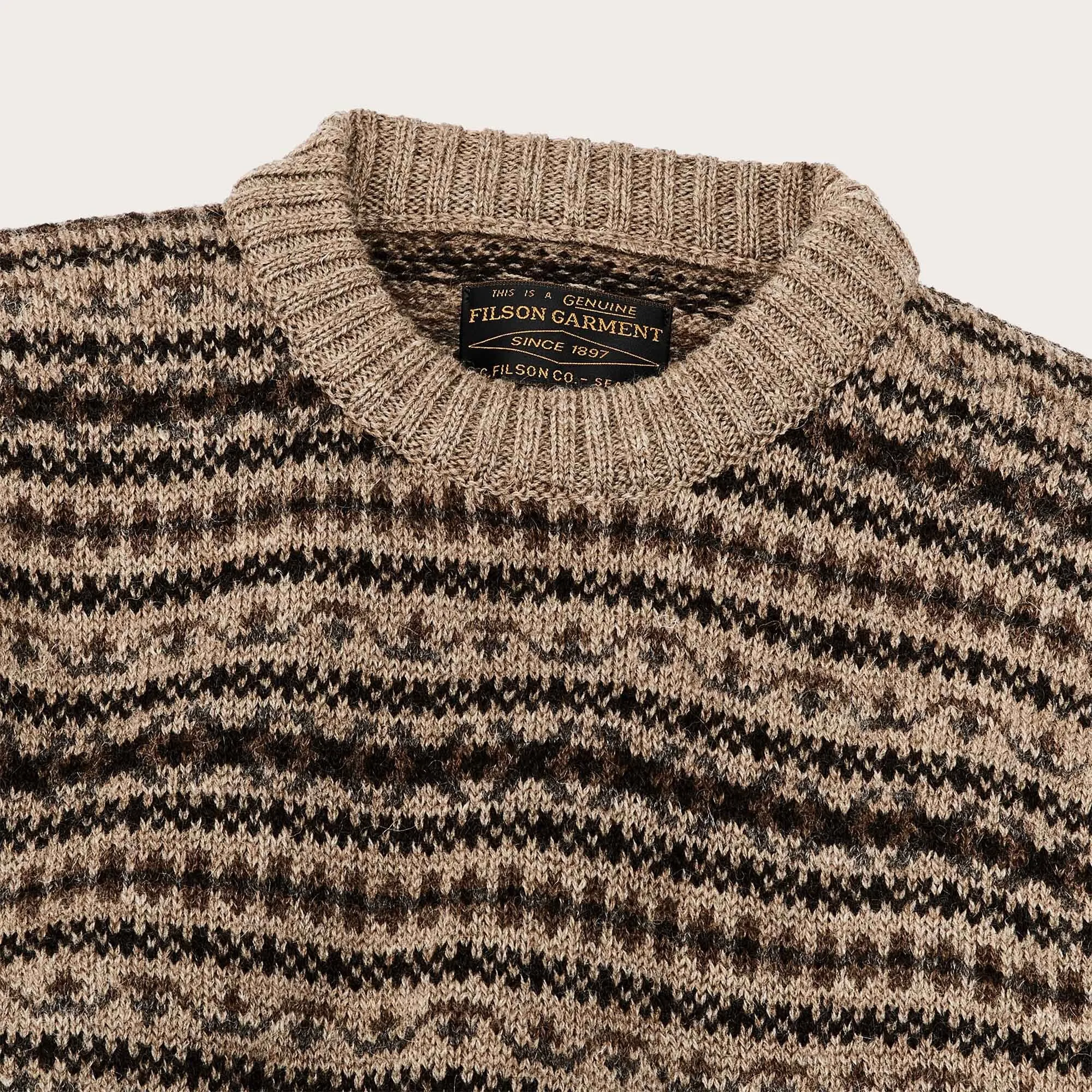 FAIRISLE CREWNECK SWEATER