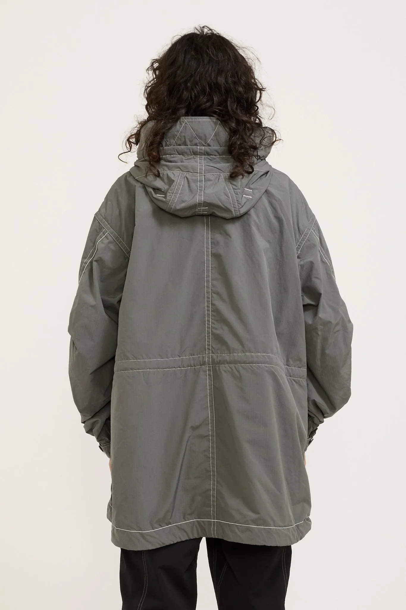 Fishtail Octa Coat Grey Womens