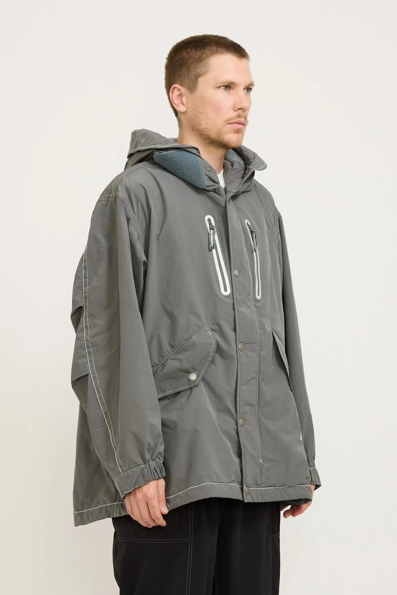 Fishtail Octa Coat Grey