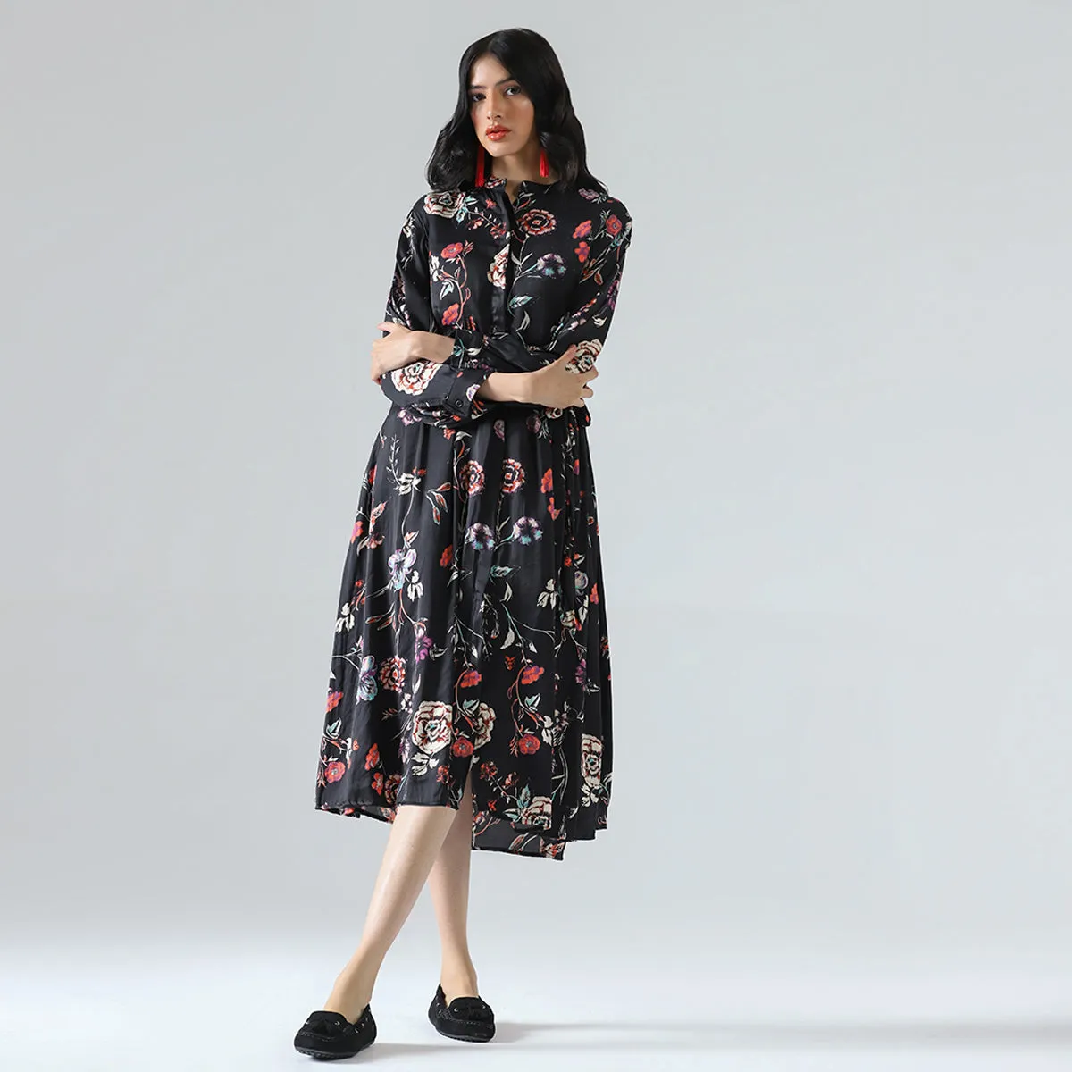 Flow Wrap Dress-HWWR522002