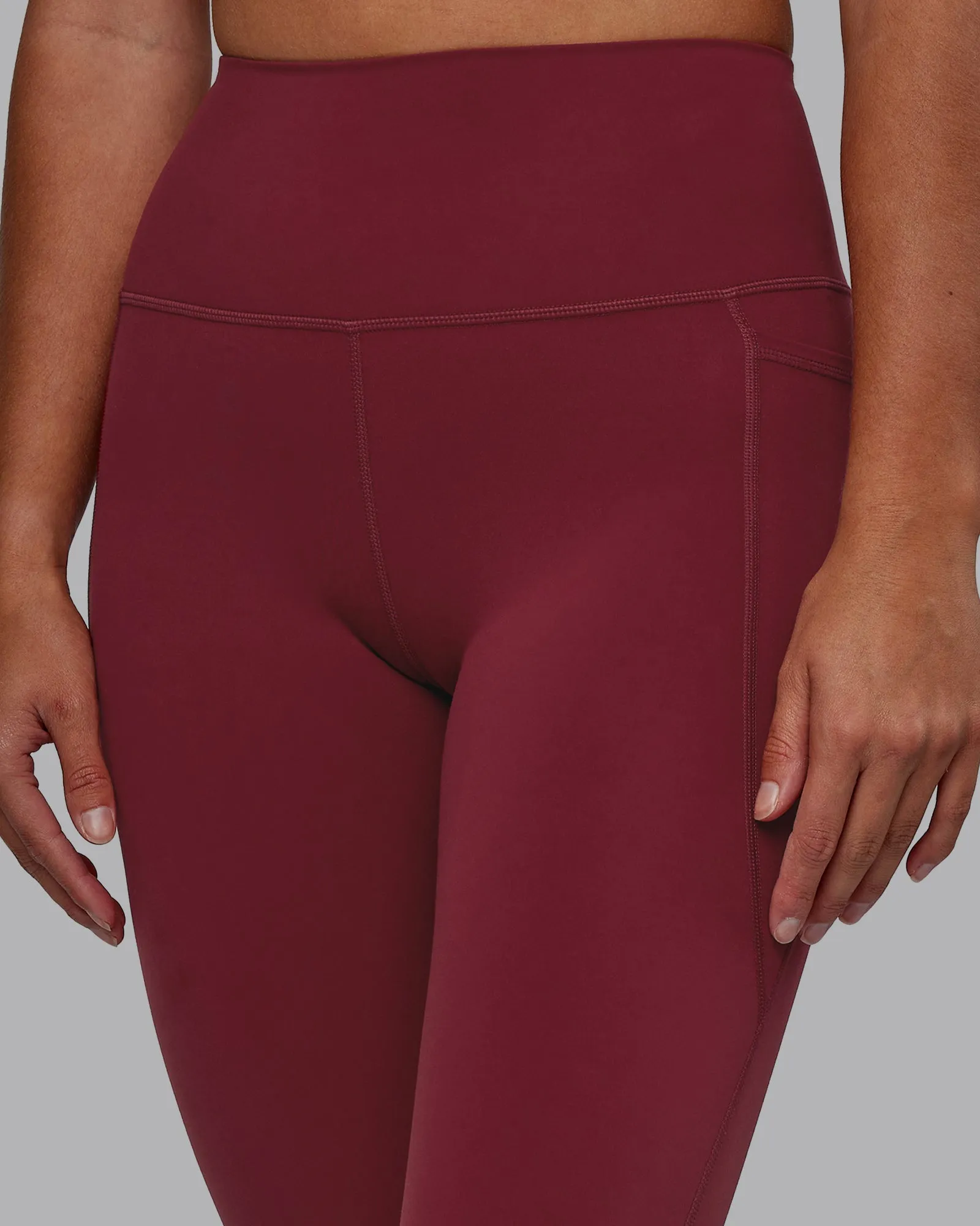 Flux Full Length Leggings - Cranberry