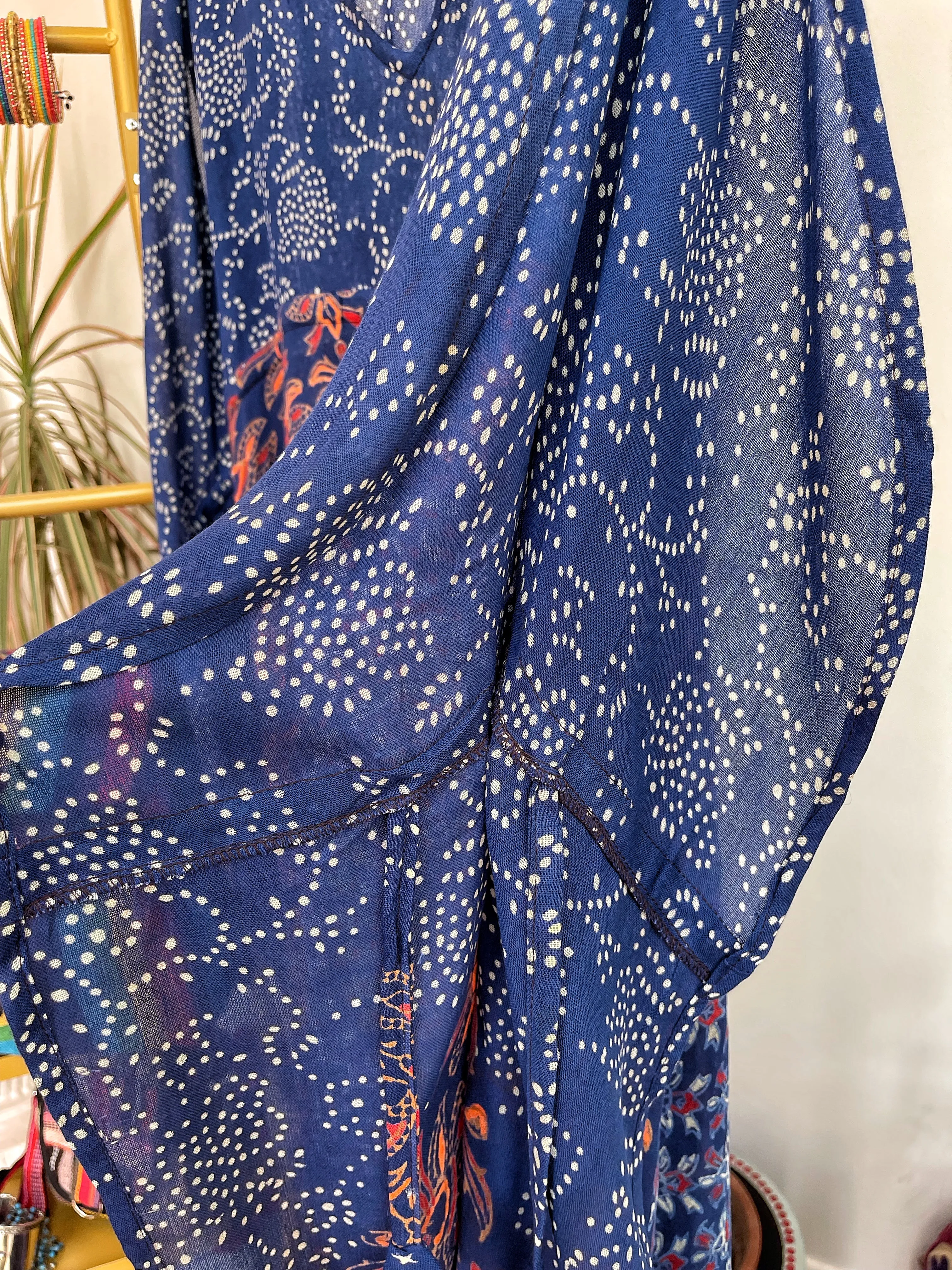 FOLK TOWN MOROCCAN BLUE KAFTAN