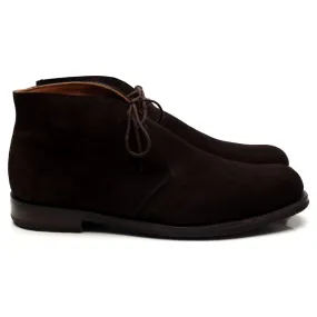 'Garforth' Dark Brown Suede Chukka Boots UK 8.5 F