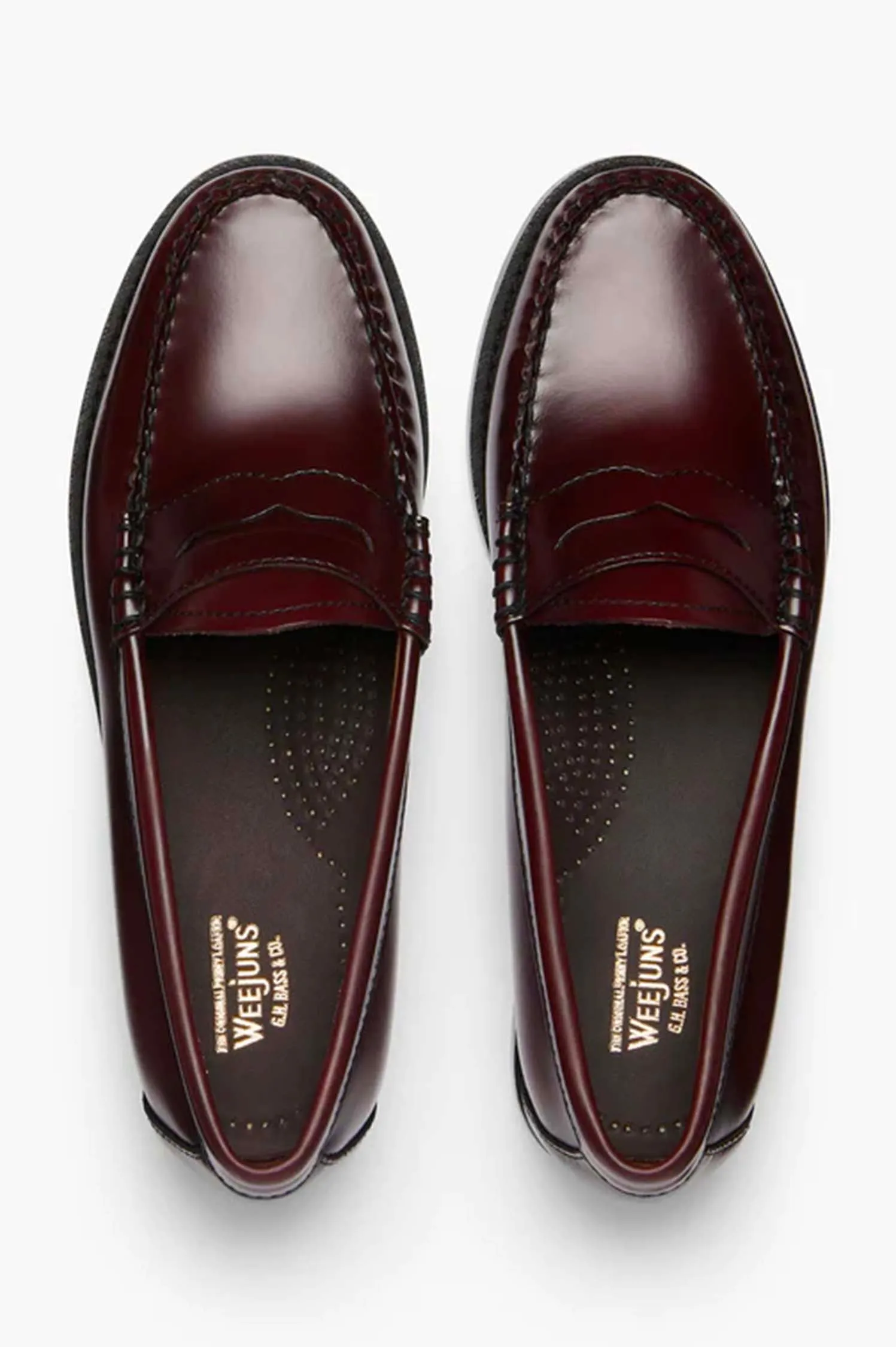 GH BASS PENNY LOAFERS BORDEAUX