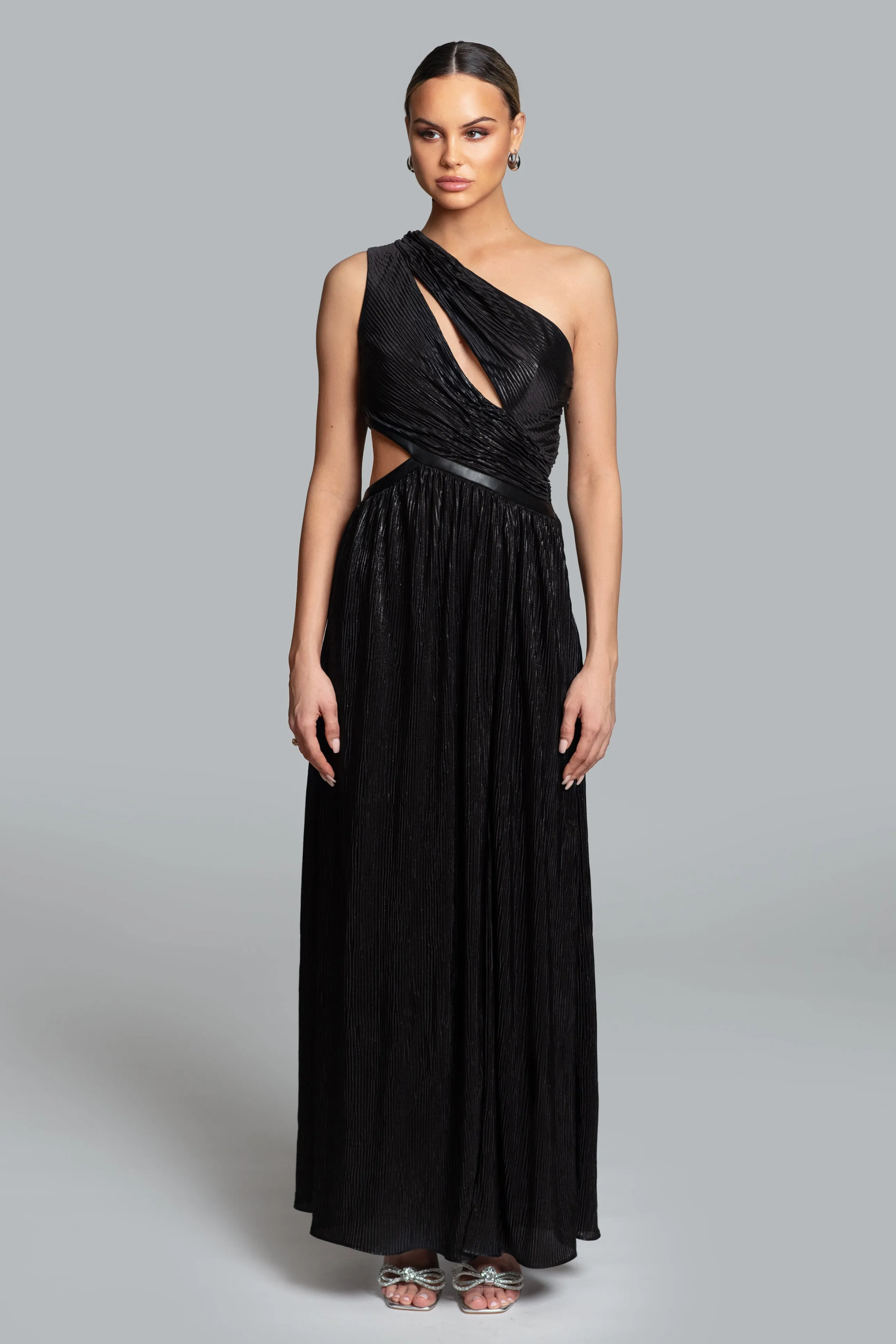 GHRAIL Chelsea Metallic Knit Gown