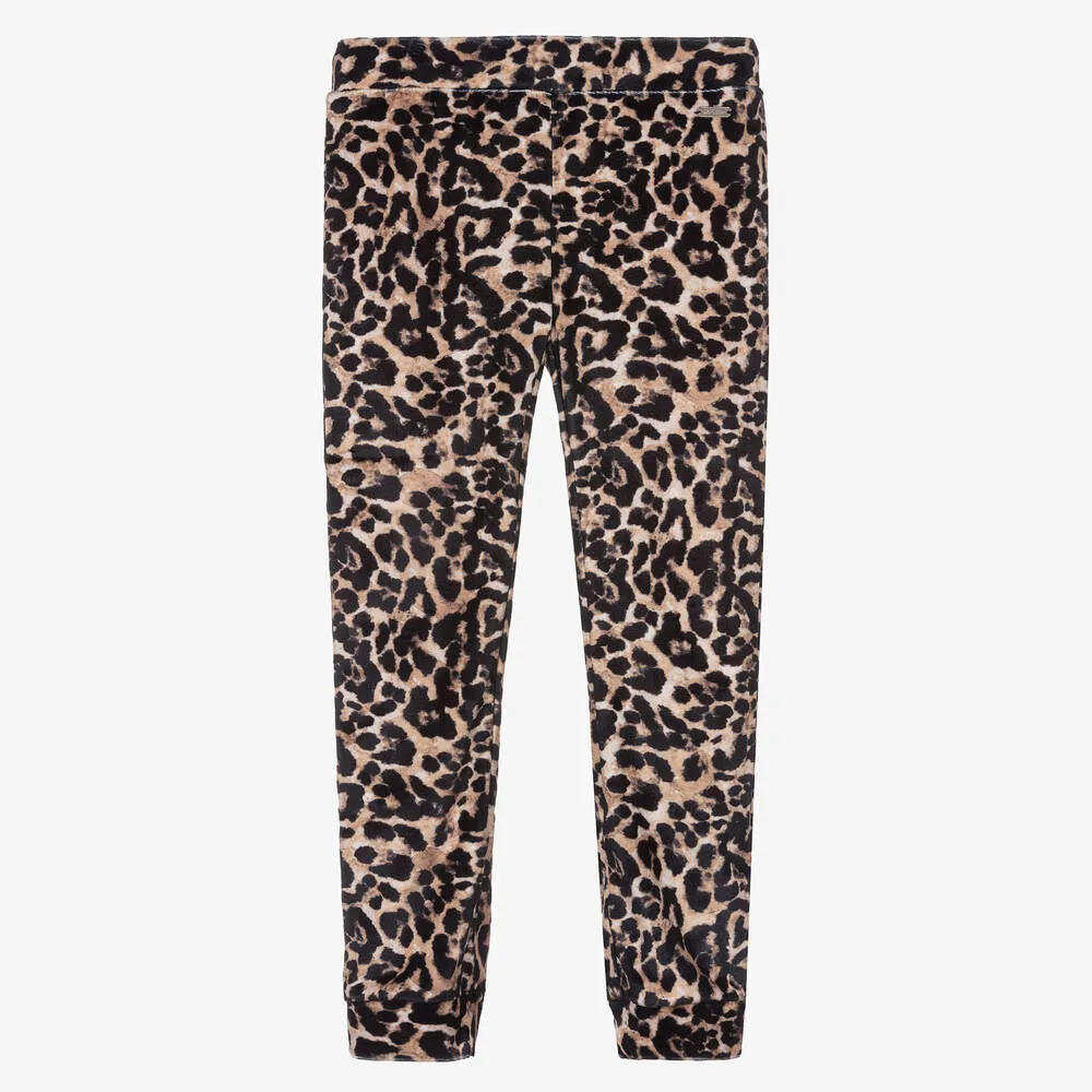 Girls Leopard Print Leggings