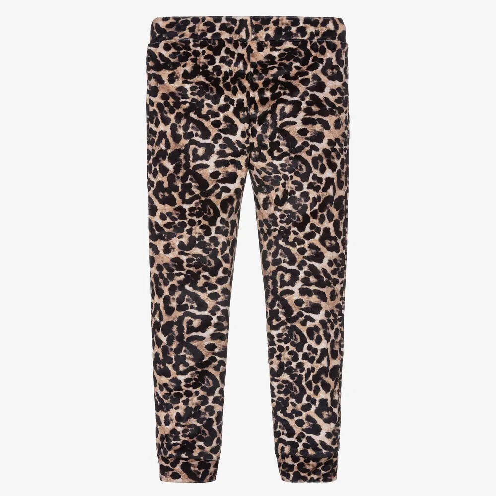 Girls Leopard Print Leggings