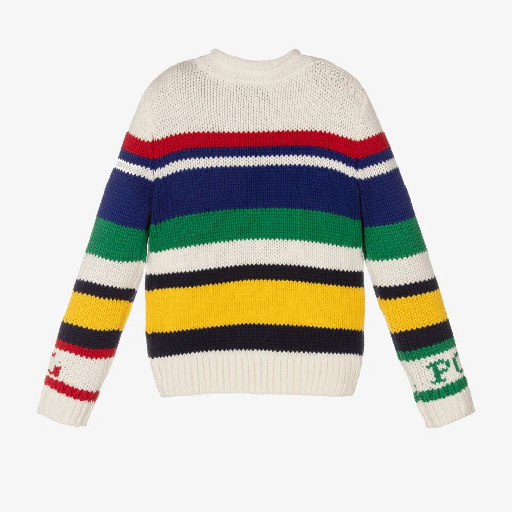 Girls Striped Sweater