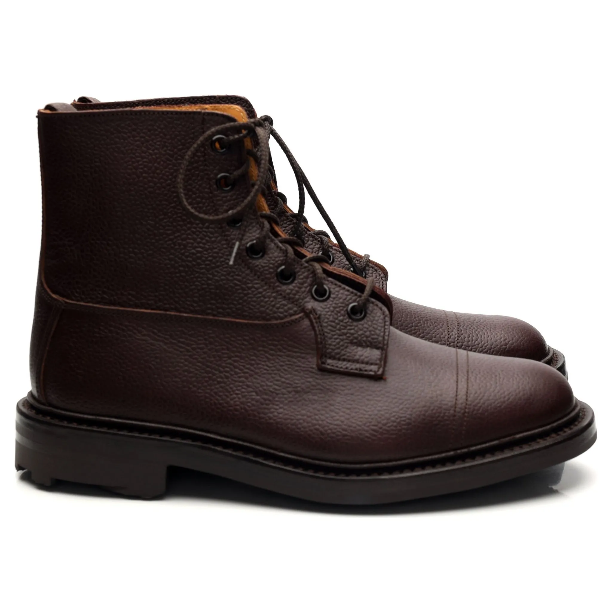 'Grassmere' Dark Brown Leather Boots UK 6.5