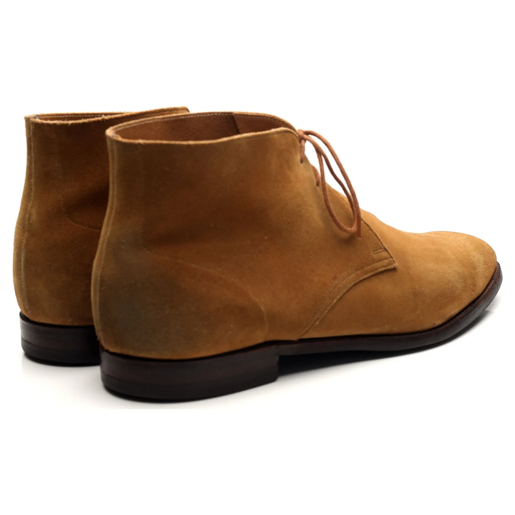 'Hayle' Tan Brown Suede Chukka Boots UK 11.5 E