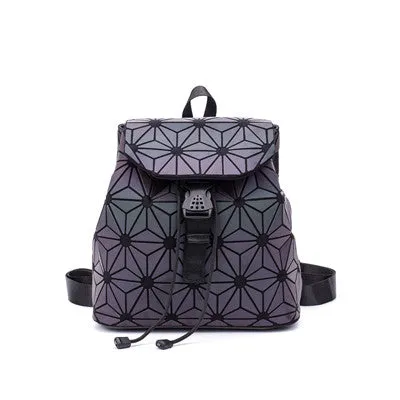 HOLOGRAPHIC LUMINOUS LIGHT REACTIVE SHOULDER BAG