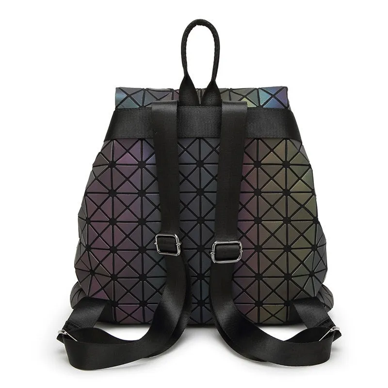 HOLOGRAPHIC LUMINOUS LIGHT REACTIVE SHOULDER BAG